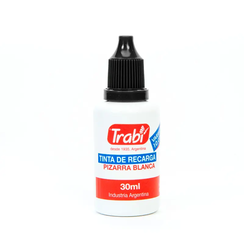 Tinta para Marcador de Pizarra negro Trabi, 30cc.
