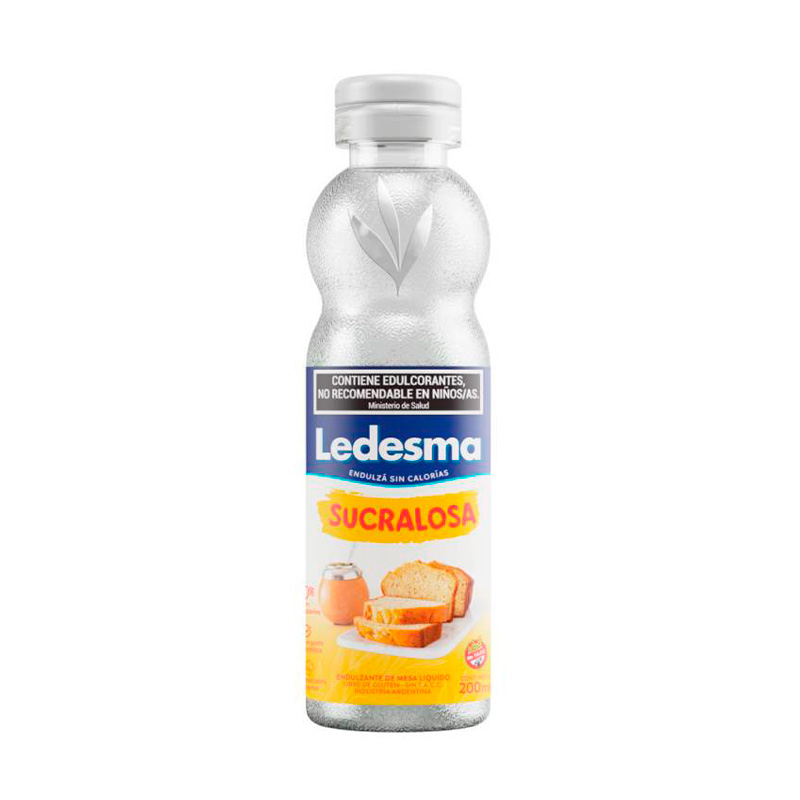 Edulcorante Ledesma Sucralosa, Frasco 400 ML.