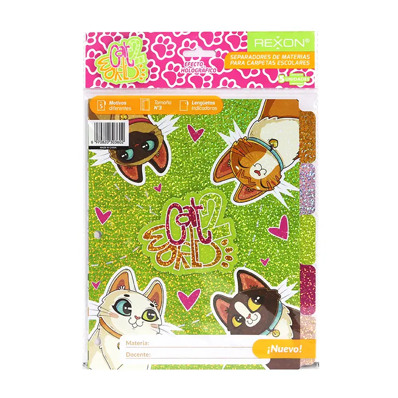 Separador 5 posiciones Rexon Cat World 2, N°3