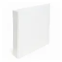 Carpeta 2 anillos 30mm A4 Blanca cubierta cristal, lomo de  40mm.