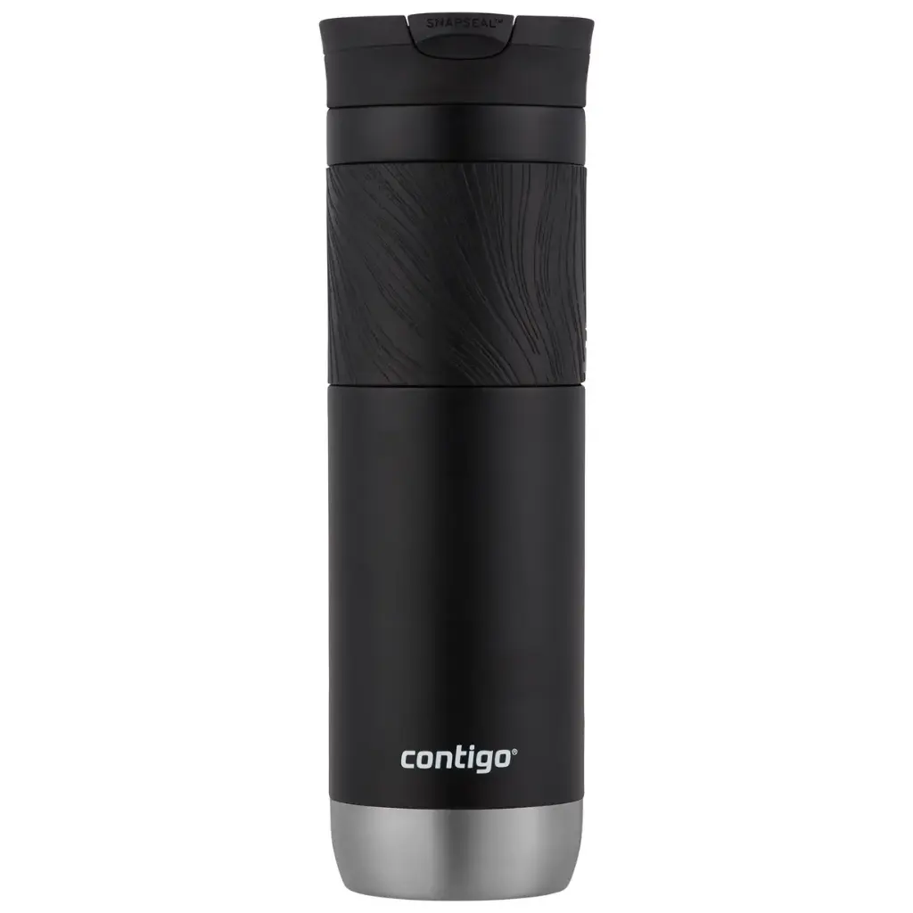 Vaso térmico de acero inoxidable Contigo, Byron negro de 709ml.