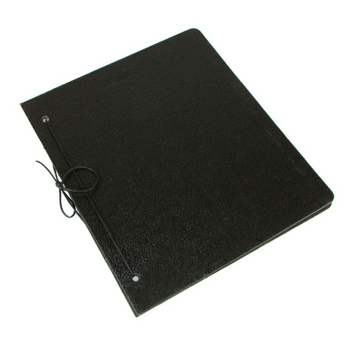 [CARFIBRANEG3] Carpeta N°3 dos tapas fibra negra brillante