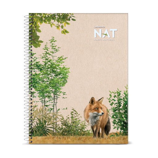[NAT29784RY] Cuaderno Ledesma NAT espiralado, 22 x 29cm. 70 hojas rayadas