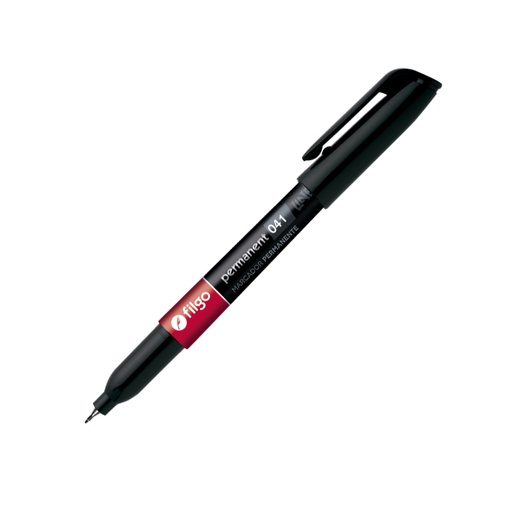 [FILGOMAR041N] Marcador permanente de punta ultra fina 0.4mm. Filgo Permanent Marker 041 negro