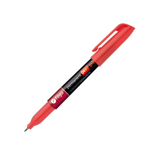 [FILGOMAR041R] Marcador permanente de punta ultra fina 0.4mm. Filgo Permanent Marker 041 rojo