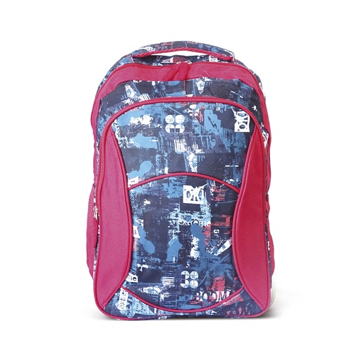 [MOCHRQSCHE26] Mochila escolar RQ School 17" rojo extremo