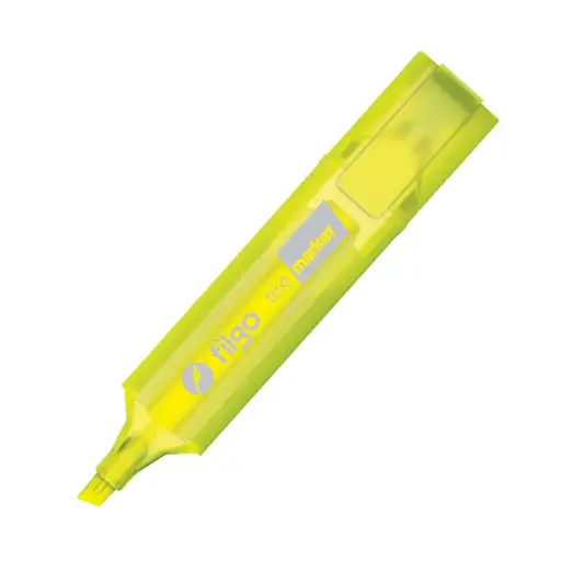 [FILGORETXAMA] Resaltador Chato Filgo Text Marker Flúo amarillo