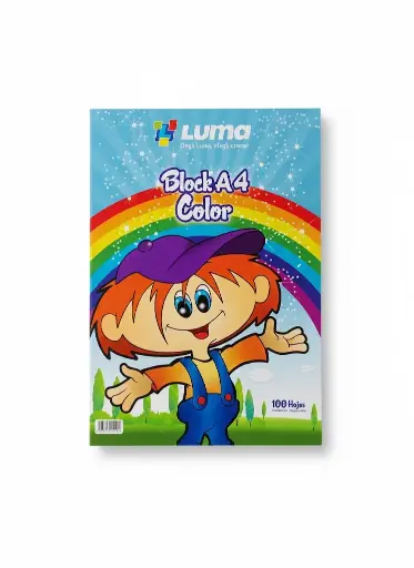 [LUMABLA4COL] Block A4 100 HS Lisas Color LUMA 