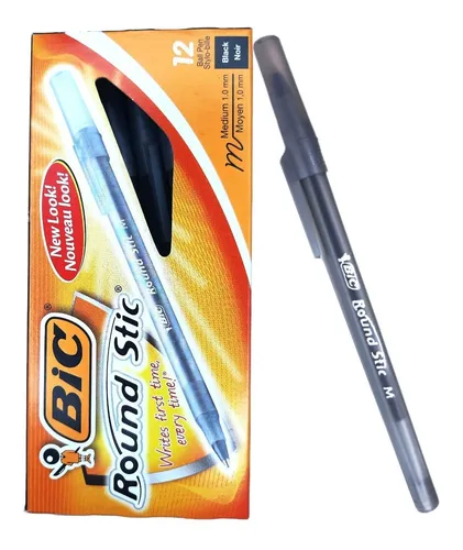 [COMBOBICRONNE] Pack Combo x 12 Bolígrafo Bic Rondo negro