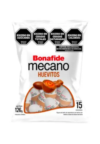 [BONAFIDEHUVX126G] Huevo Pascua Bonafide Mecano x 126 Gs