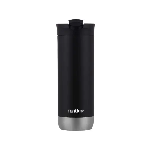 [CONTIGOHU473N] Vaso térmicoContigo Huron, negro licorice de 473 ml. 